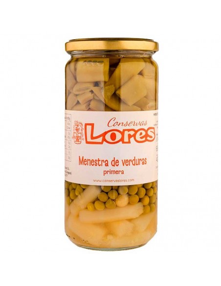 Menestra de verduras 660g CONSERVAS LORES