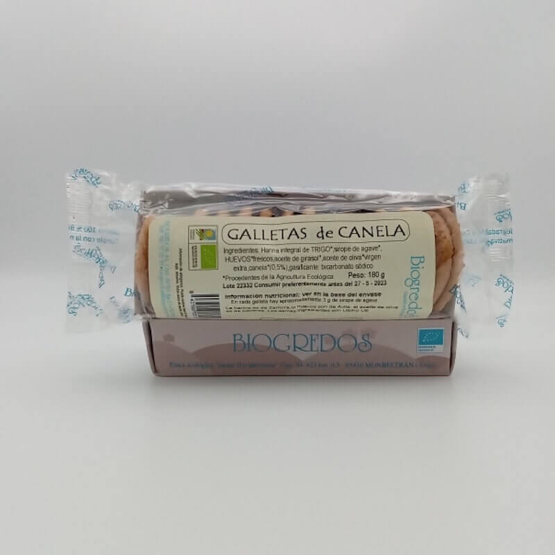 Galletas de canela 180gs BIOGREDOS