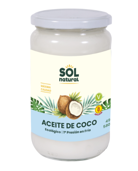 Aceite Coco 580ml SOL NATURAL