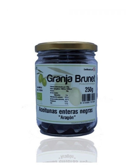 Aceitunas negras Aragón 250g GRANJA BRUNET