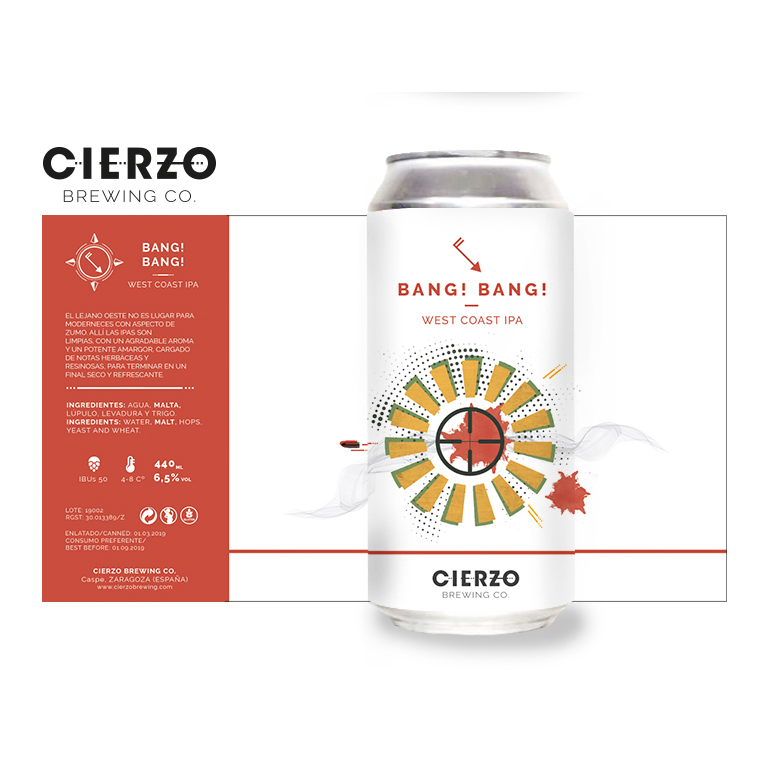 Cerveza Bang Bang Bang 8% 44cl CIERZO