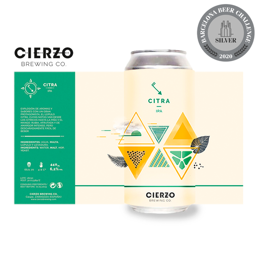 [2823] CERVEZA CITRA CIERZO 6,2% 44cl