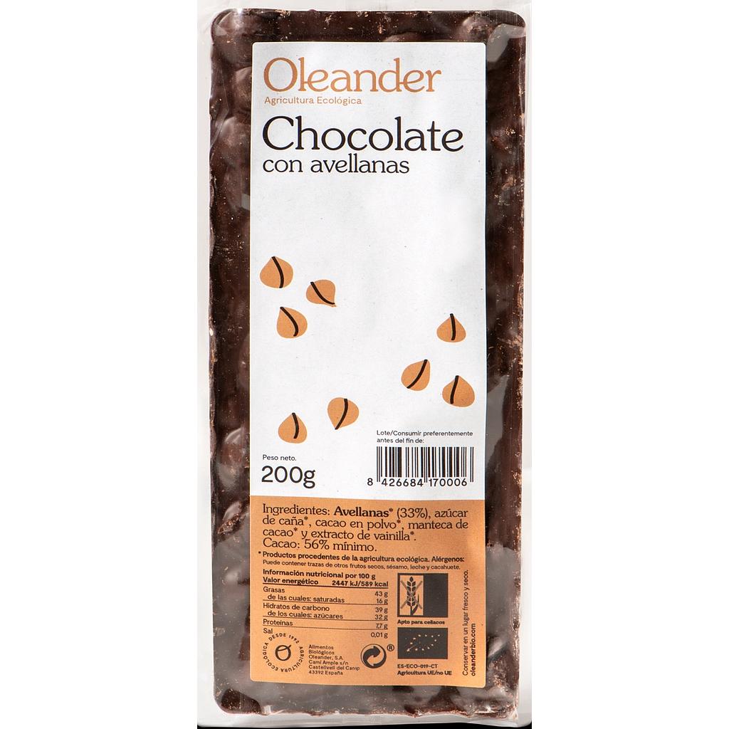 Chocolate avellanas 200g OLEANDER